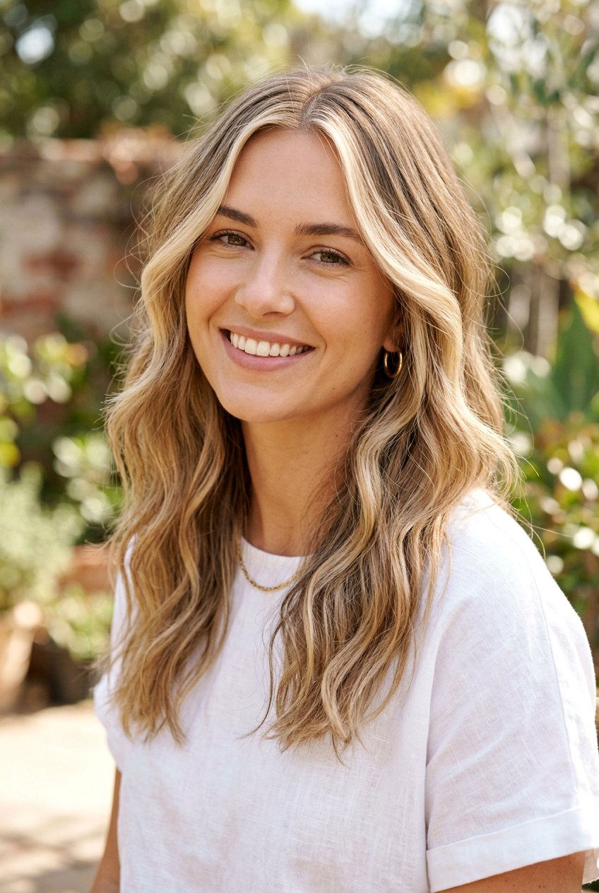 Sandy Blonde Balayage with Face Framing Highlights - 20 sandy blonde balayage - 20 sandy blonde balayage