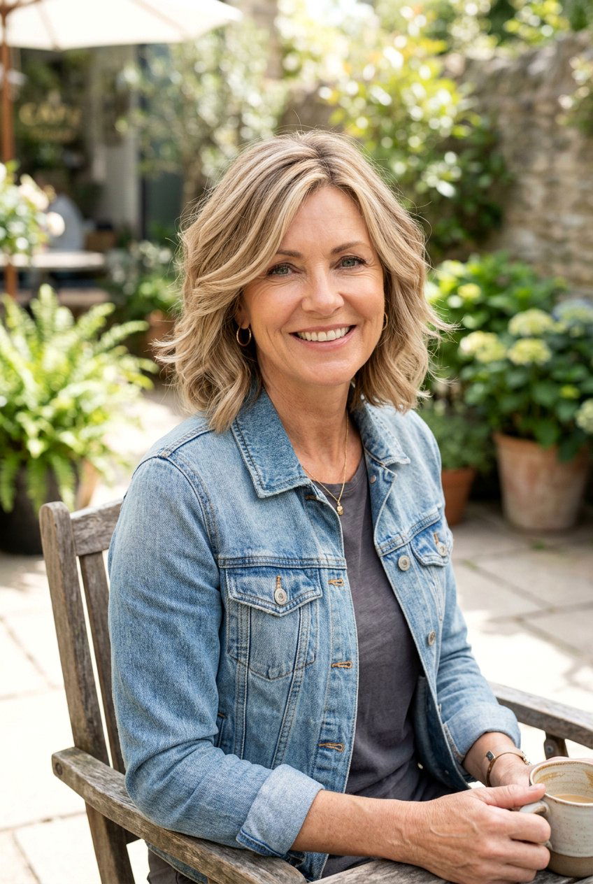 Sandy Blonde Face Framing - 20 face framing highlights for women over 50 - 20 face framing highlights for women over 50