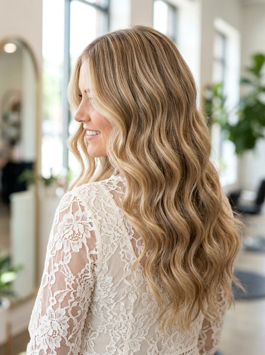 Sandy Bronde Babylights on Blonde Hair - 20 sandy bronde with babylights - 20 sandy bronde with babylights