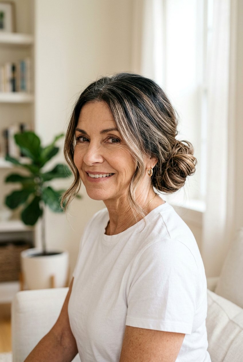 Sandy Brown Balayage - 20 soft brunette balayage for older women - 20 soft brunette balayage for older women