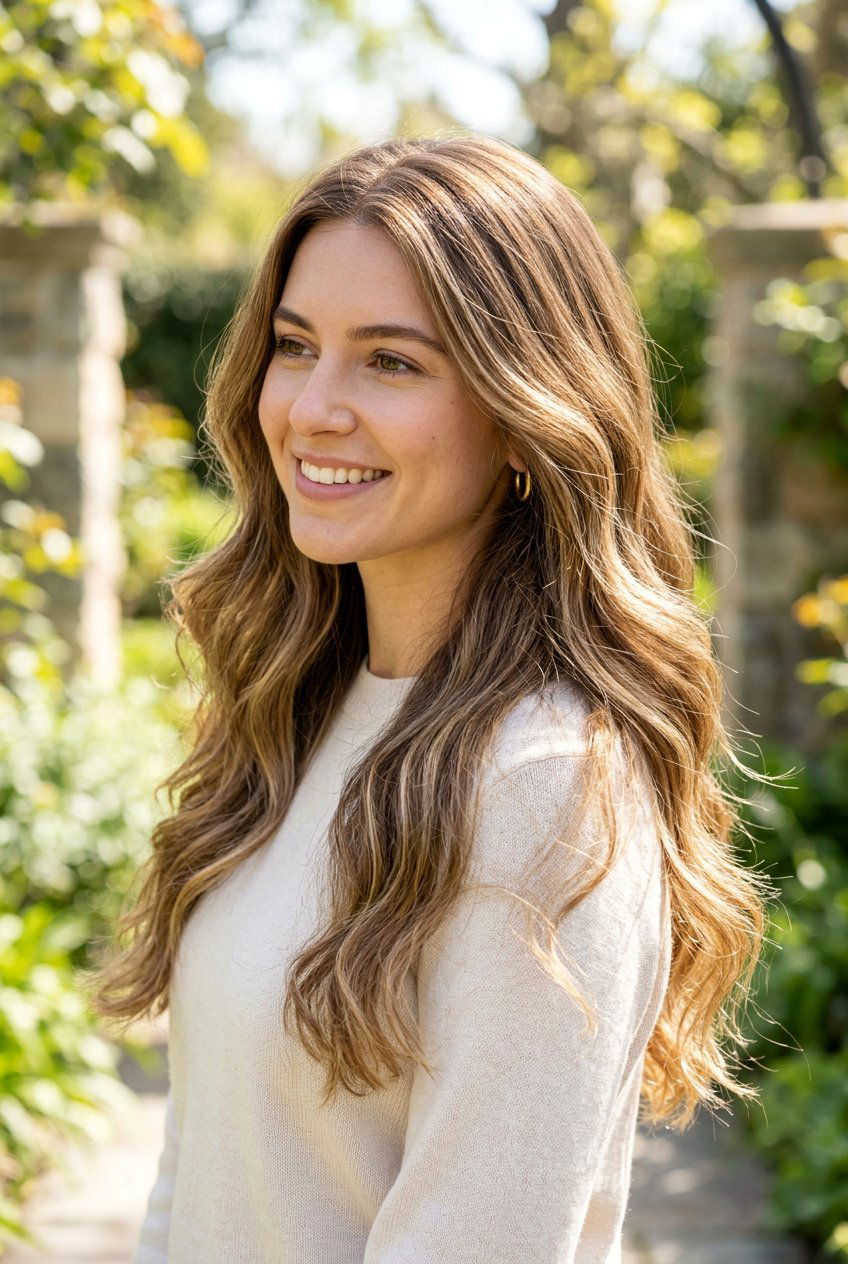 Sandy Brown Hair - 20 warm toned brunette hair - 20 warm toned brunette hair