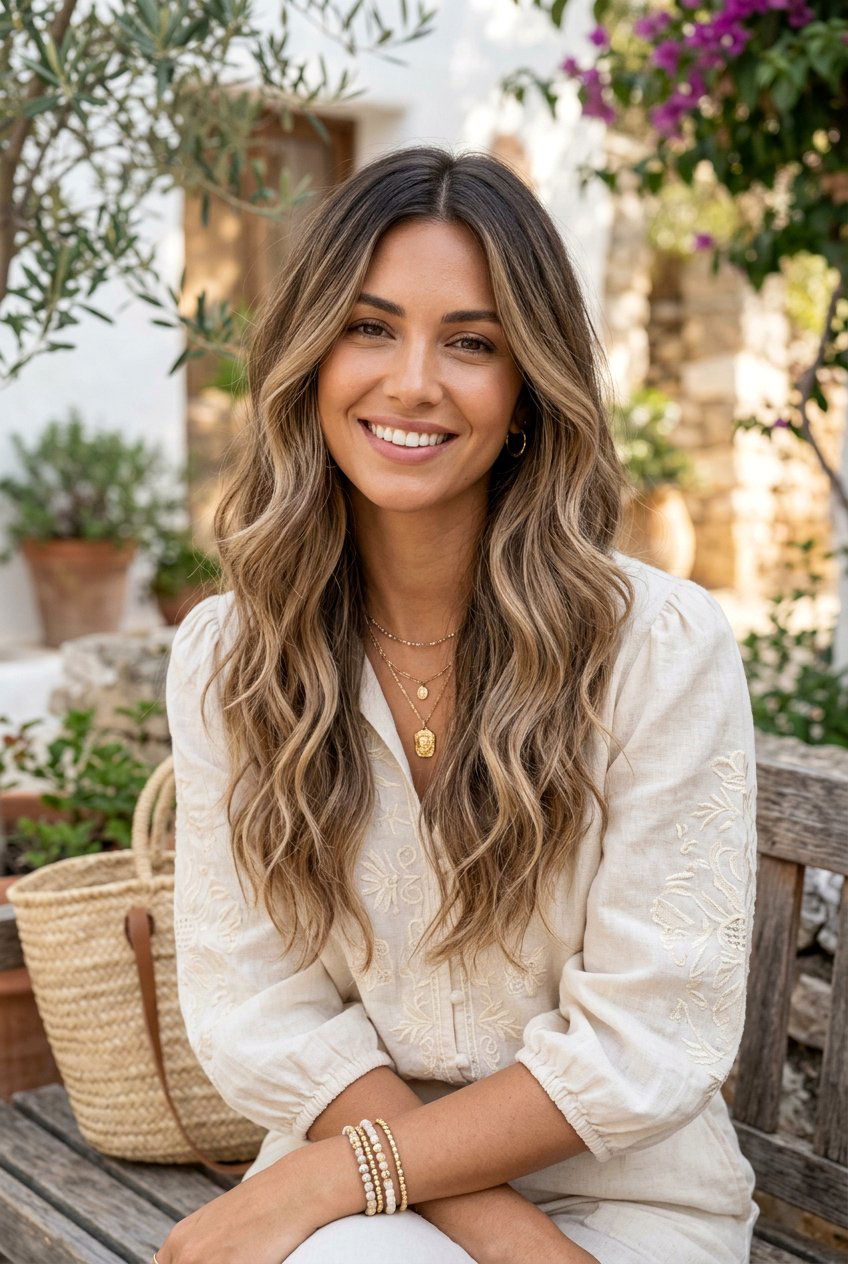 Sandy Brunette Balayage Root Melt - 20 brunette balayage with root melt - 20 brunette balayage with root melt