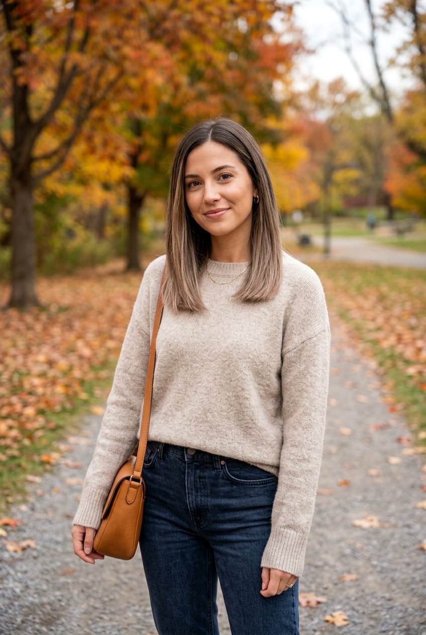 Sandy Brunette Balayage Shoulder Length - 20 autumn brunette balayage ideas - 20 autumn brunette balayage ideas