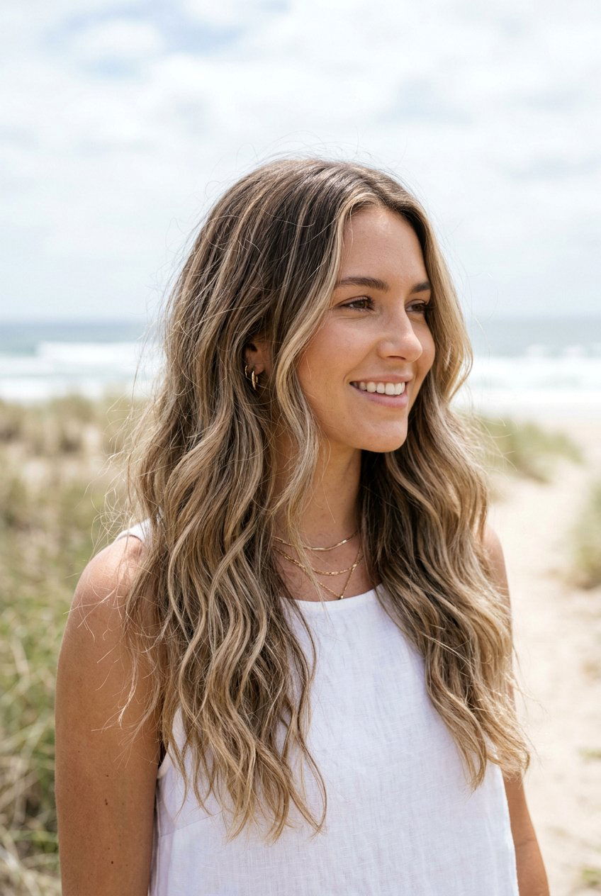 Sandy blonde highlights - 20 natural looking highlights - 20 natural looking highlights