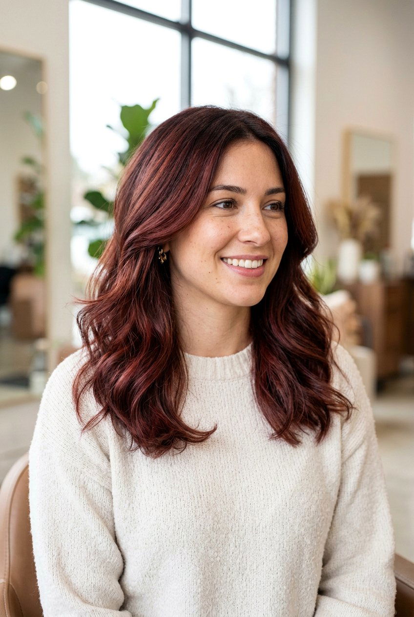 Sangria Balayage On Fine Hair - 20 sangria balayage hair - 20 sangria balayage hair