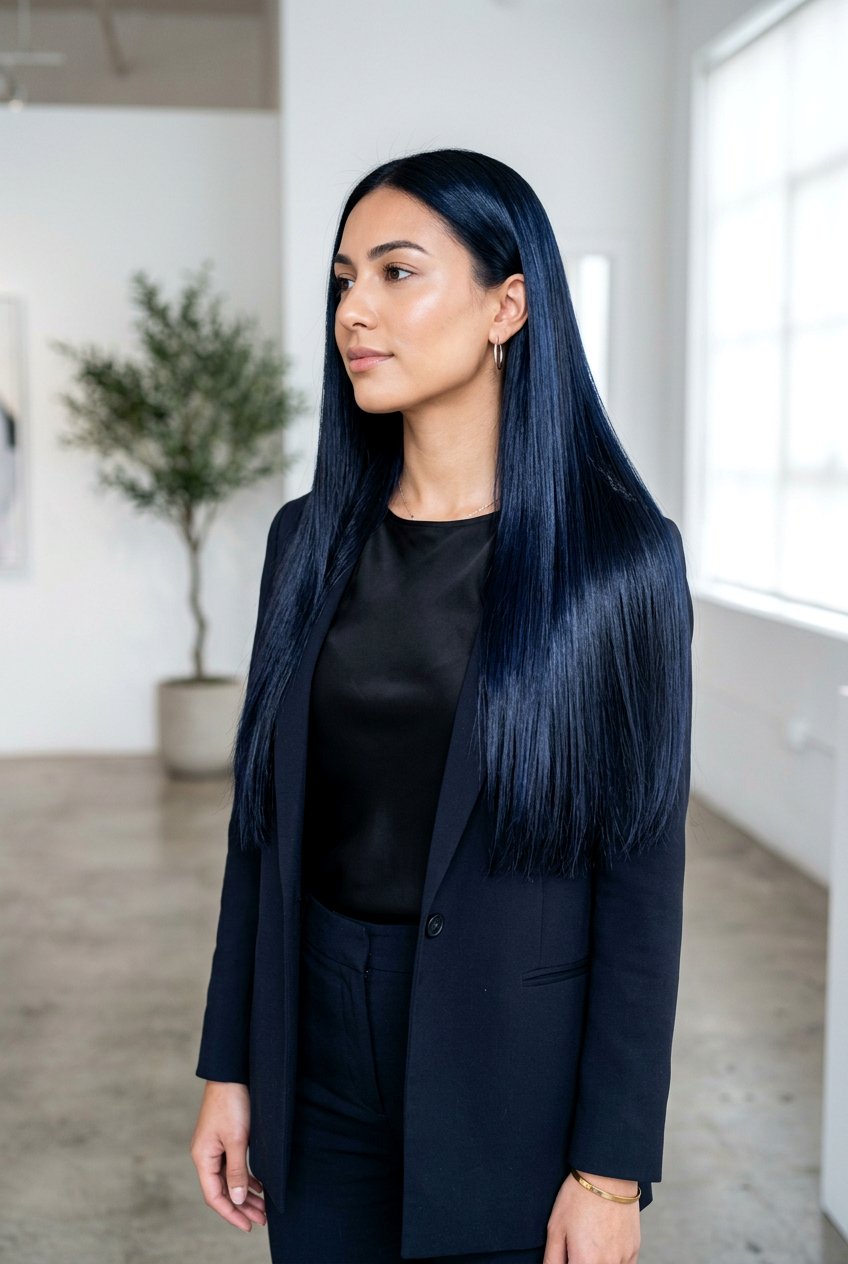 Sapphire Blue Color Gloss Treatment - 20 sapphire blue hair color - 20 sapphire blue hair color