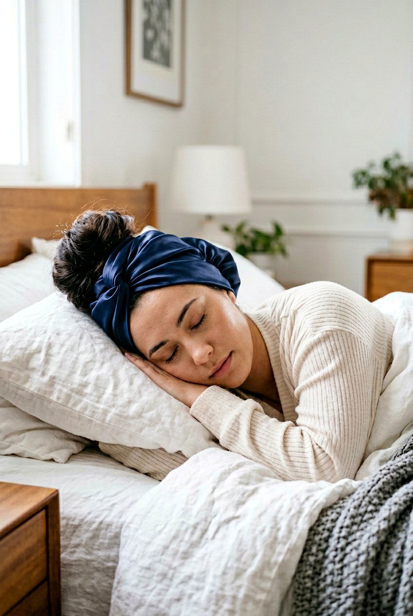 Satin Scarf For High Bun Sleep - 20 satin scarf overnight hairstyle - 20 satin scarf overnight hairstyle