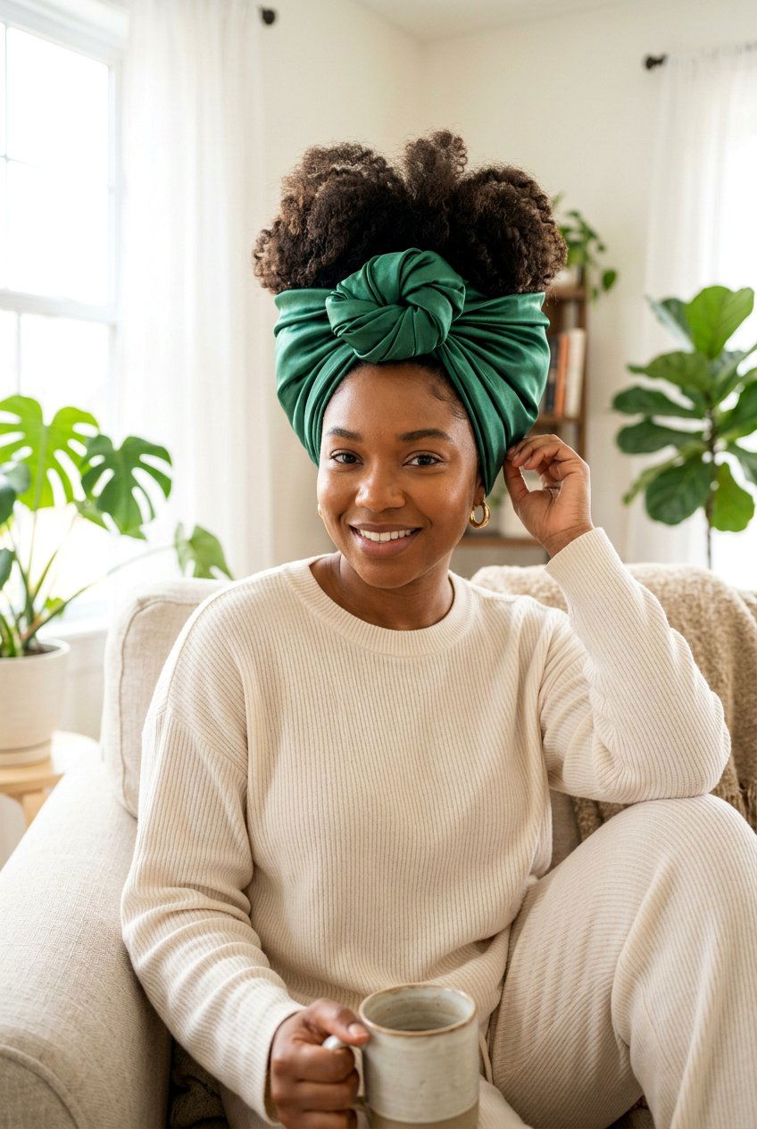 Satin Scarf For Thick Hair Protection - 20 satin scarf overnight hairstyle - 20 satin scarf overnight hairstyle