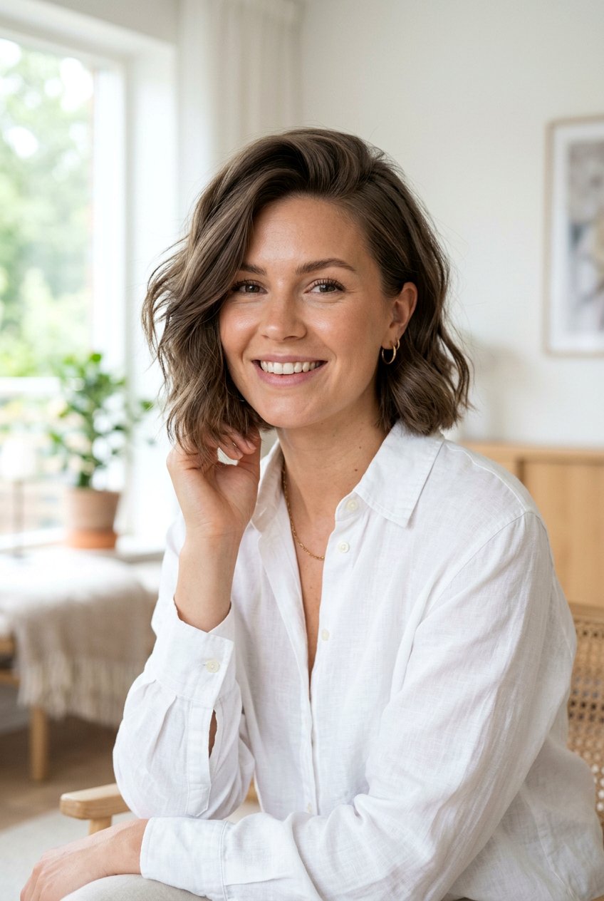 Scandi Bob - 20 expensive brunette bob for women - 20 expensive brunette bob for women