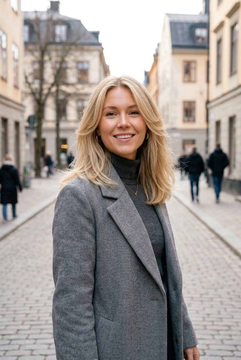 Scandi Layered Cut - 20 shoulder length haircut for moms - 20 shoulder length haircut for moms