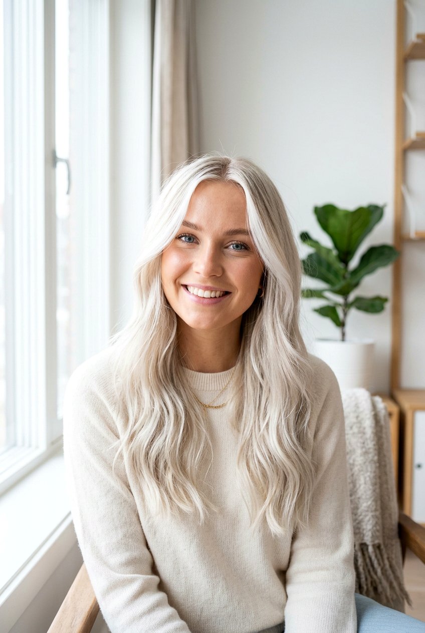 Scandi blonde - 20 spring blonde hair ideas - 20 spring blonde hair ideas