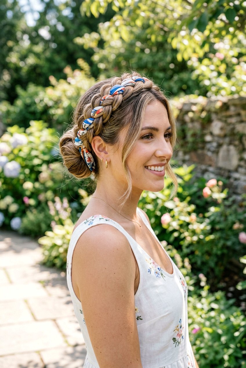20 Trendy Braided Scarf Hairstyle Ideas You Need to Try