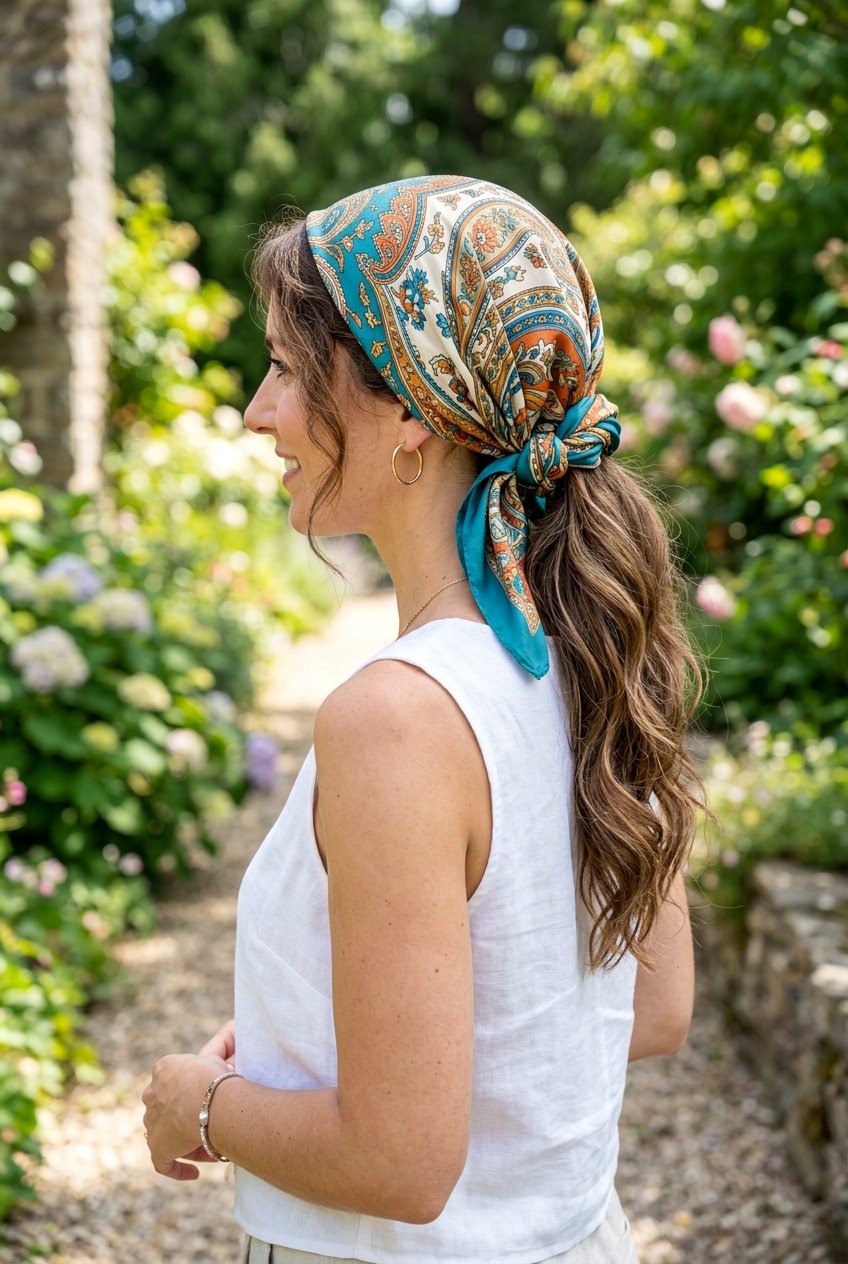 Scarf Style for Hair Loss - 20 hairstyles to cover bald spots - 20 hairstyles to cover bald spots