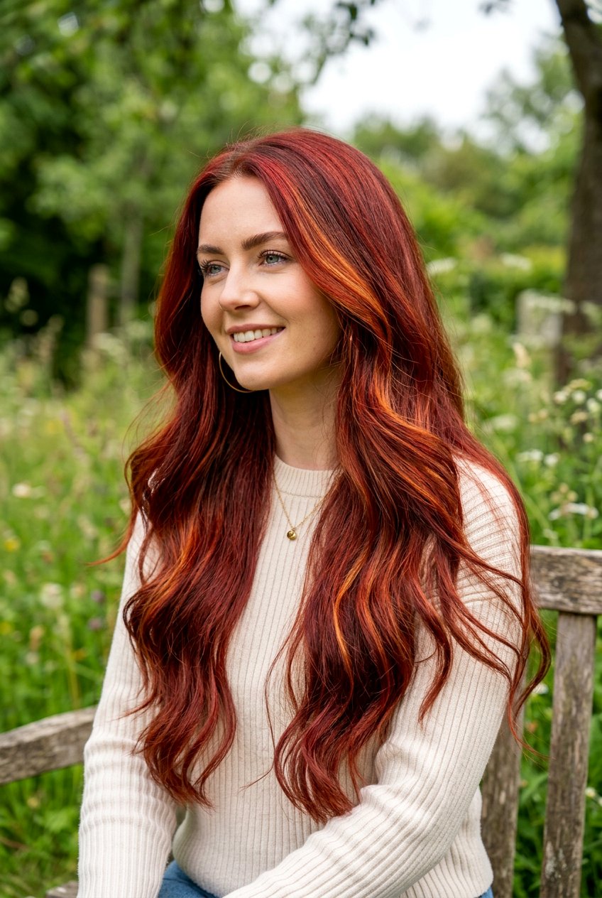 Scarlet Auburn - 20 chestnut auburn hair color - 20 chestnut auburn hair color