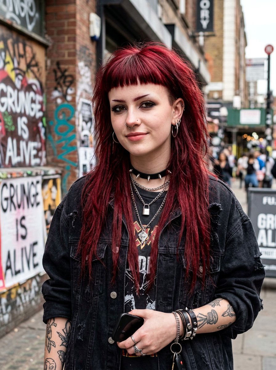 Scene Hair With Micro Bangs - 20 scene haircut for teenage girls - 20 scene haircut for teenage girls