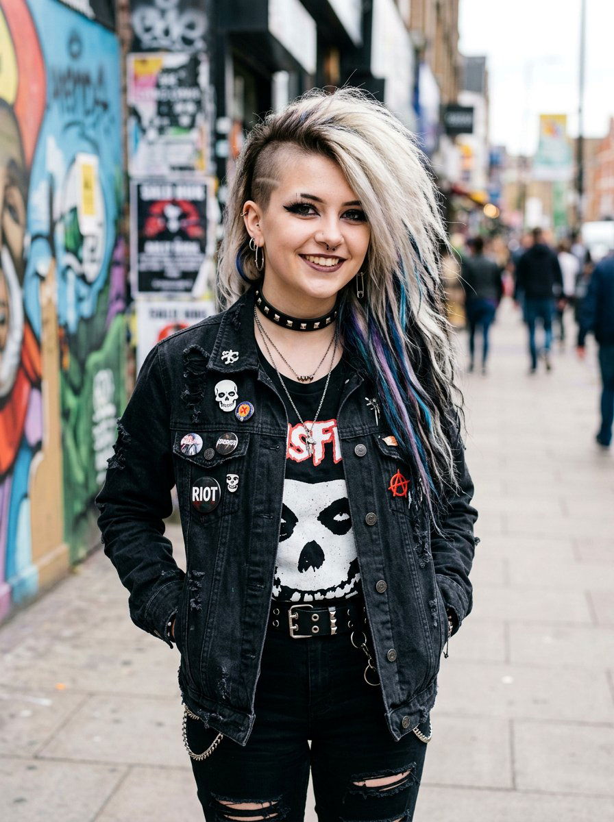 Scene Hair With Side Shave - 20 scene haircut for teenage girls - 20 scene haircut for teenage girls