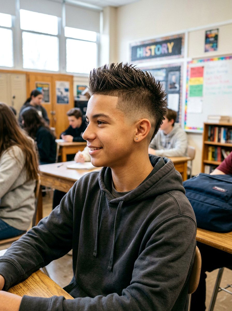 School Faux Hawk Taper Fade - 20 school haircut with taper fade - 20 school haircut with taper fade