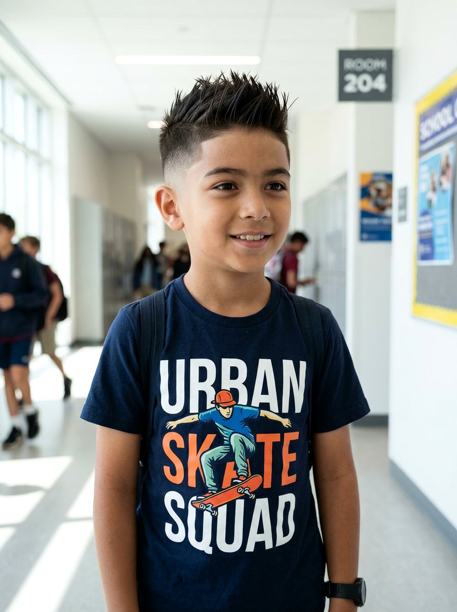 20 Fresh School Haircut With Taper Fade Ideas for Cool Boys