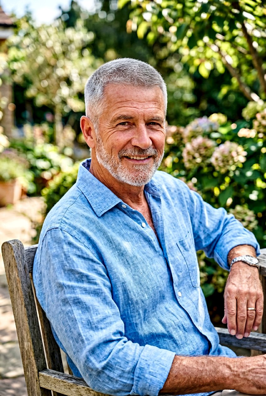 Scissor Cut Crew Cut - 20 neat crew cut for older men - 20 neat crew cut for older men