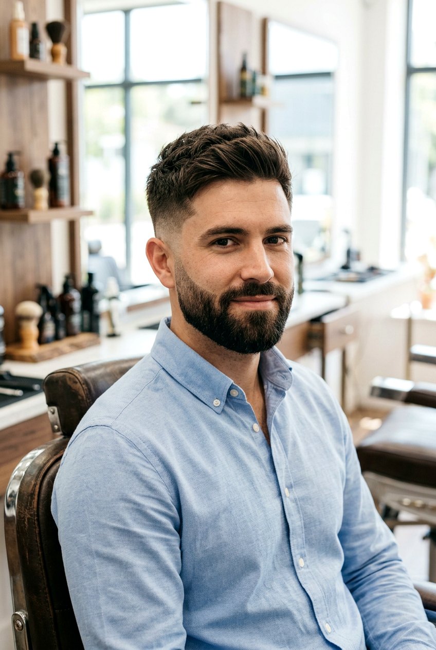 20 Sharp Beard Fade Haircut Ideas For A Clean Masculine Look