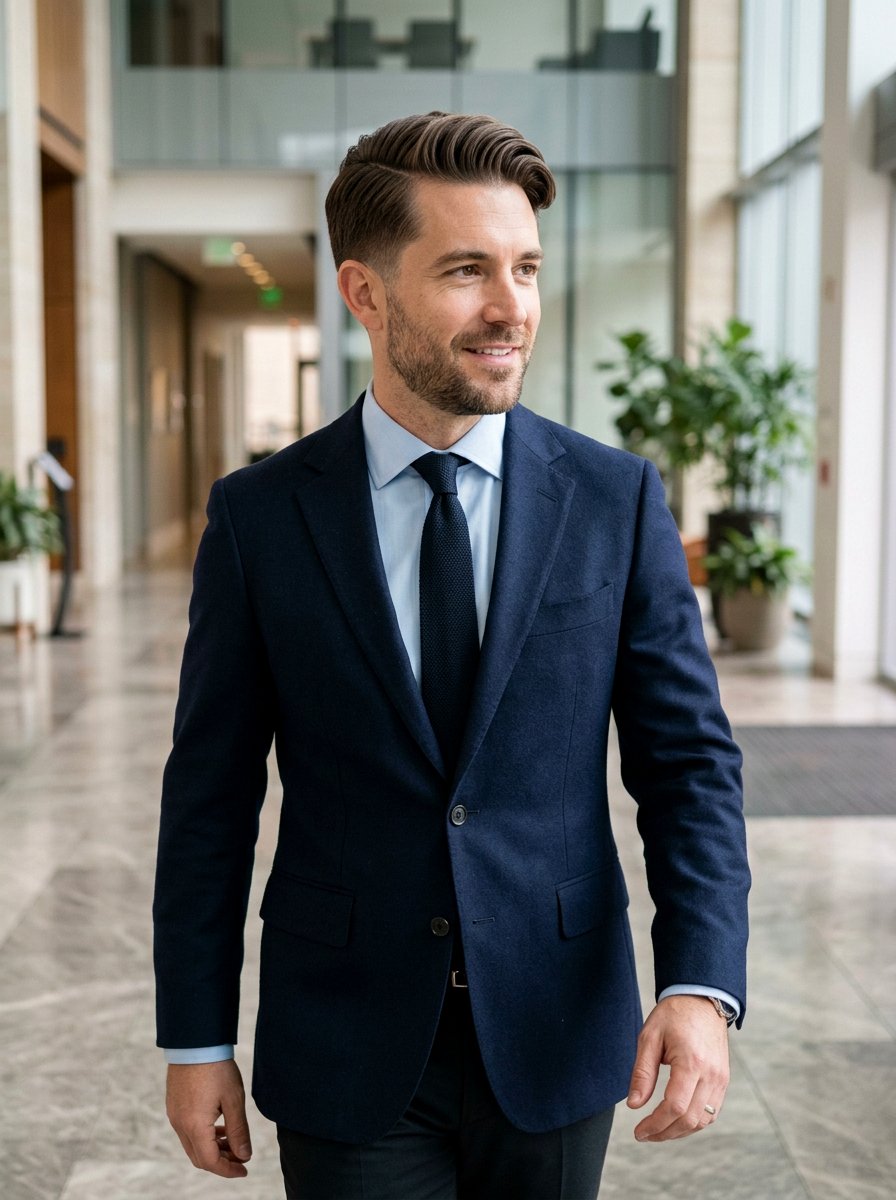 Scissor Cut Side Part - 20 side part for professional men - 20 side part for professional men