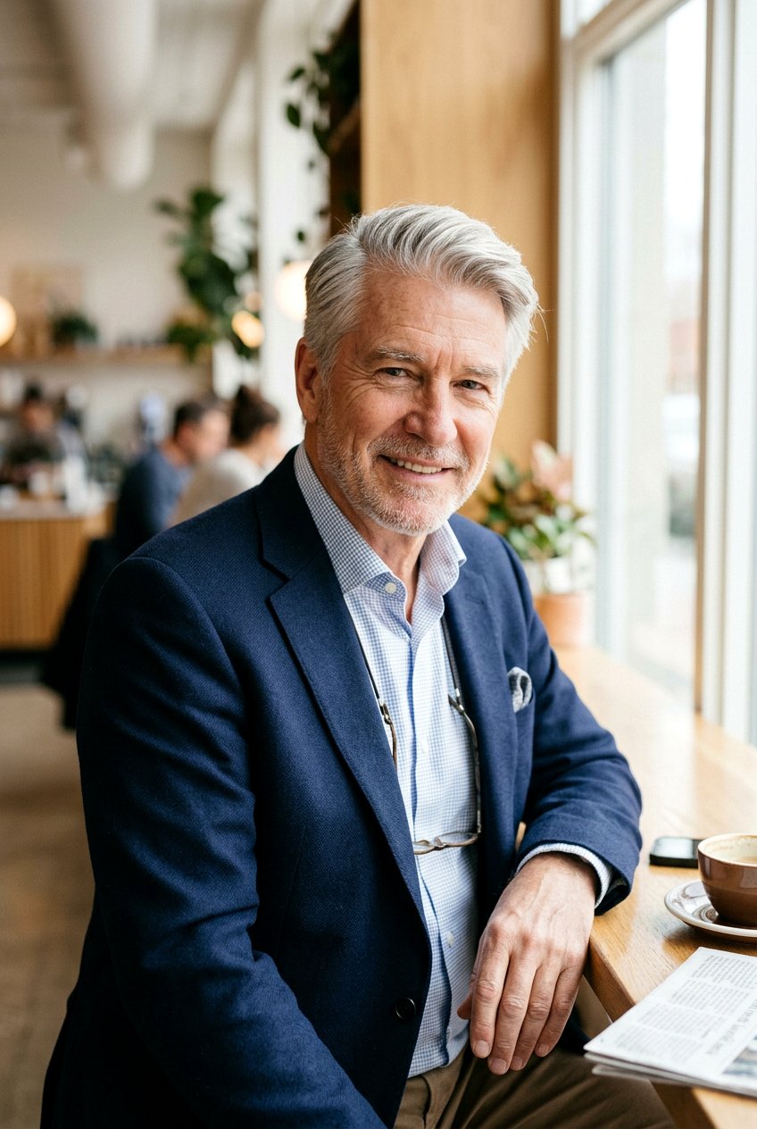 Scissor Cut Side Part - 20 classic side part for older men - 20 classic side part for older men