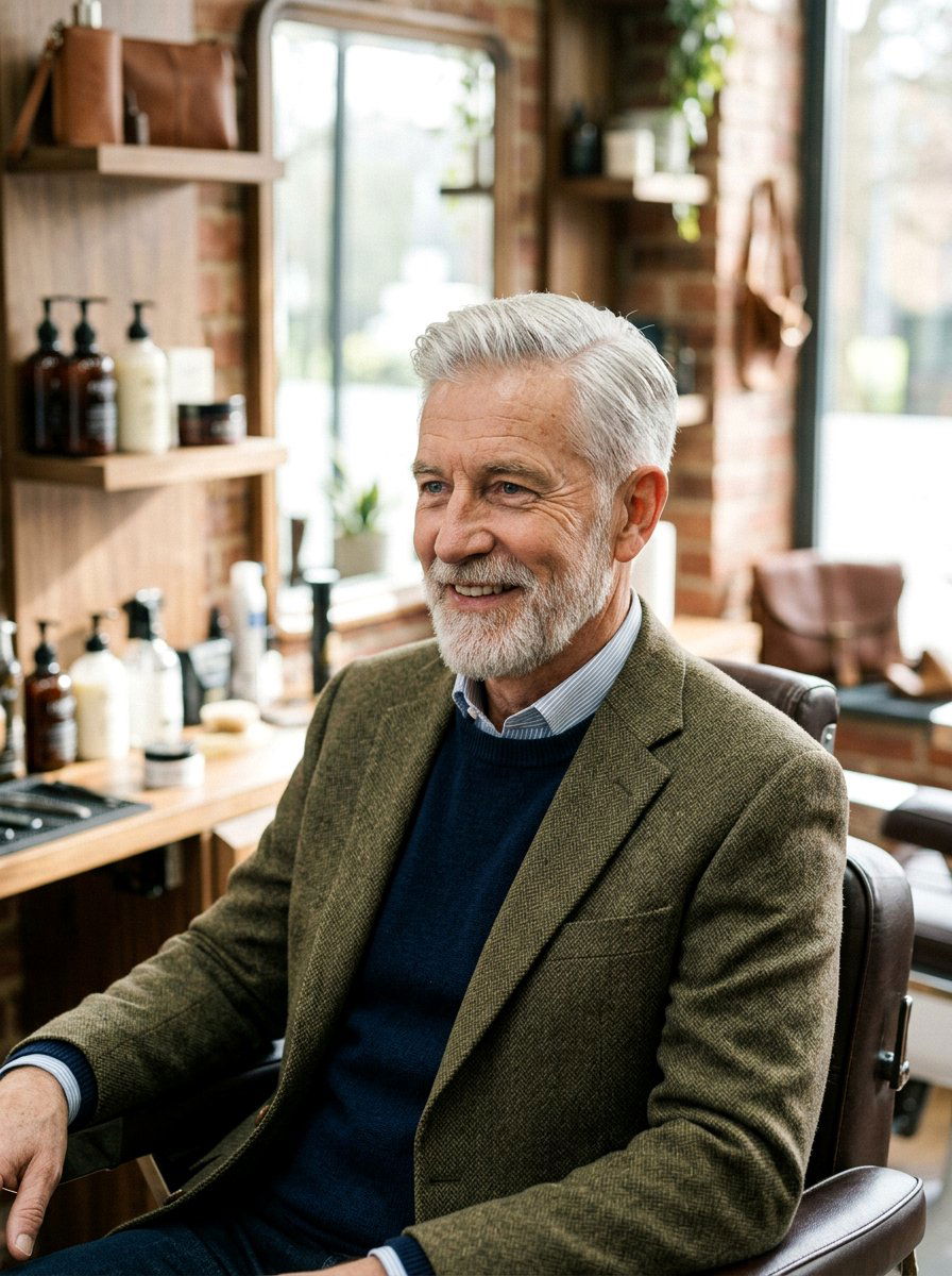 Scissor Cut Taper - 20 older men hairstyles with gray hair - 20 older men hairstyles with gray hair