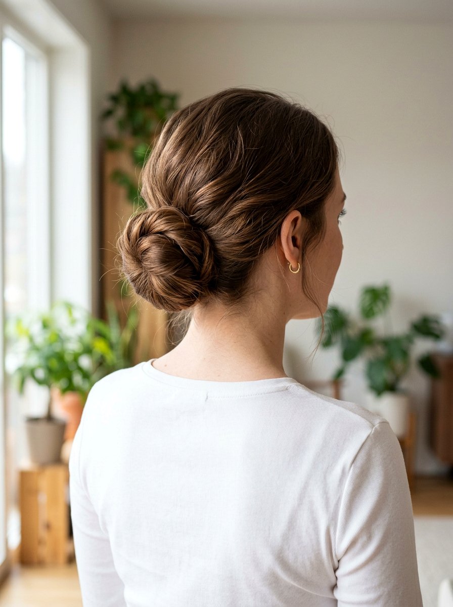 Sculpted Bun For Everyday Wear - 20 sculpted bun hairstyle - 20 sculpted bun hairstyle