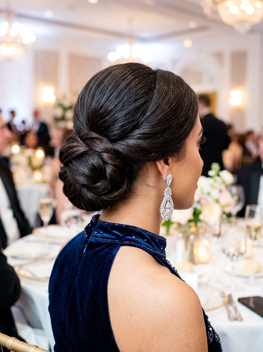 Sculpted Bun For Formal Events - 20 sculpted bun hairstyle - 20 sculpted bun hairstyle