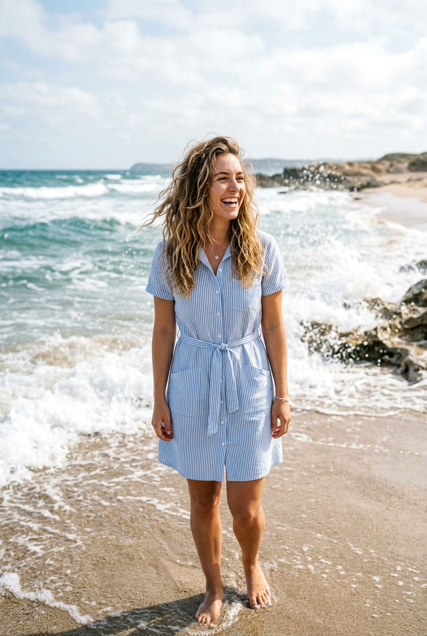 Sea salt spray waves - 20 easy school curls without heat - 20 easy school curls without heat