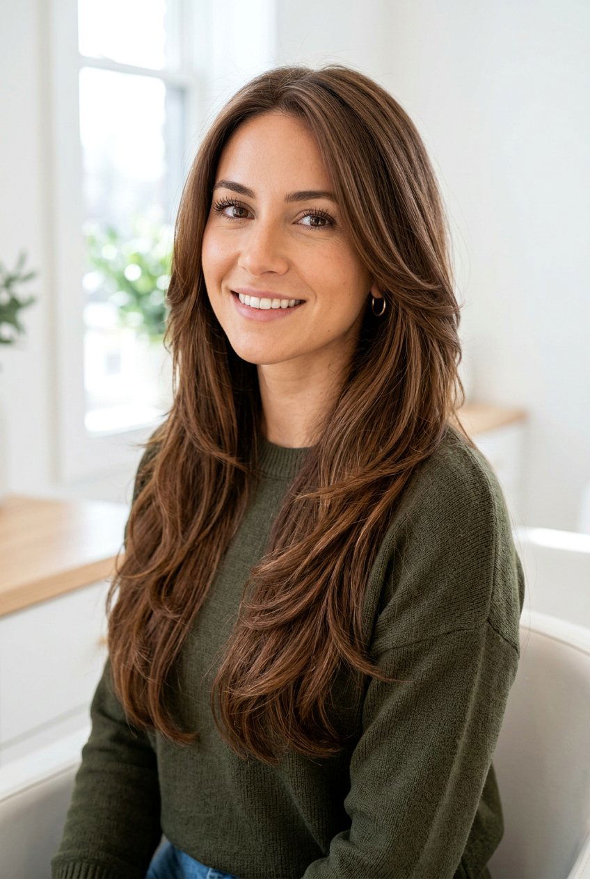 Seamless Layers Long Hair - 20 haircut for split ends on long hair - 20 haircut for split ends on long hair