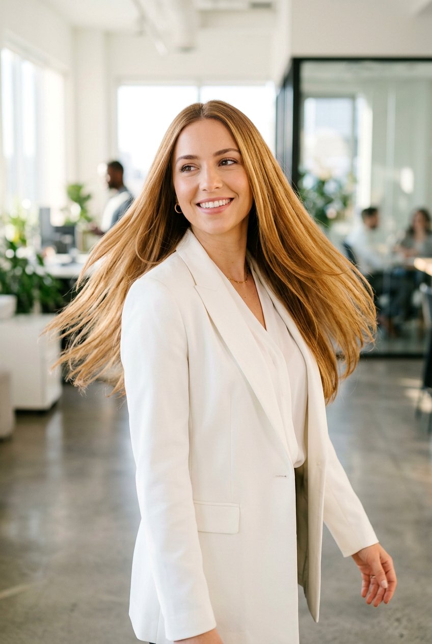 Seamless Long Internal Layers - 20 layered haircut for long fine straight hair - 20 layered haircut for long fine straight hair