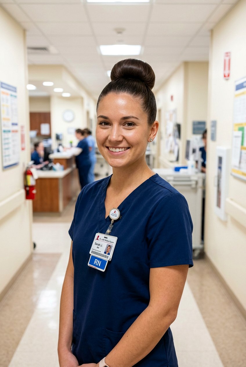 Secure Sock Nurse Bun - 20 nurse bun hairstyles - 20 nurse bun hairstyles