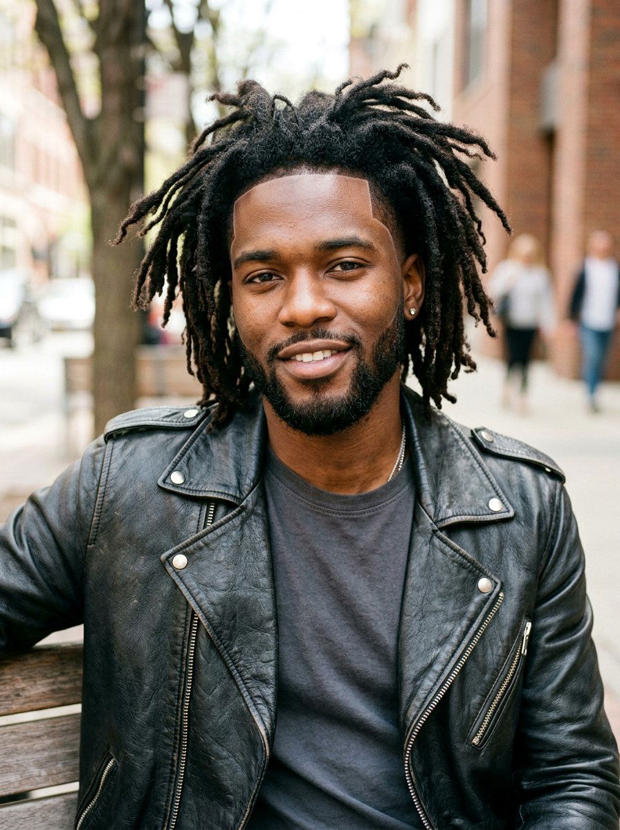 Semi Freeform Dreads With Line Up - 20 semi freeform dreads styles men - 20 semi freeform dreads styles men