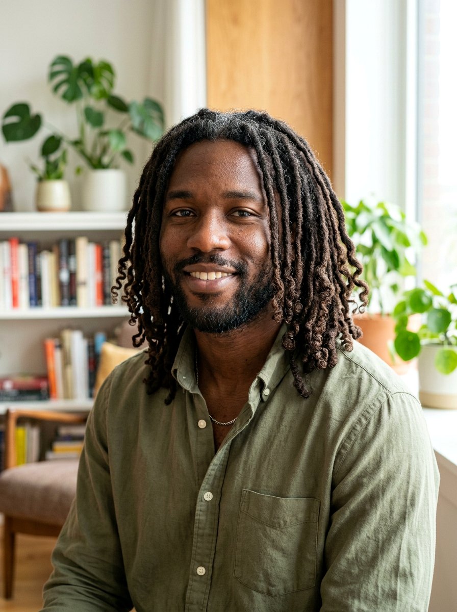 Semi Freeform Locs With Curly Ends - 20 semi freeform loc styles men - 20 semi freeform loc styles men