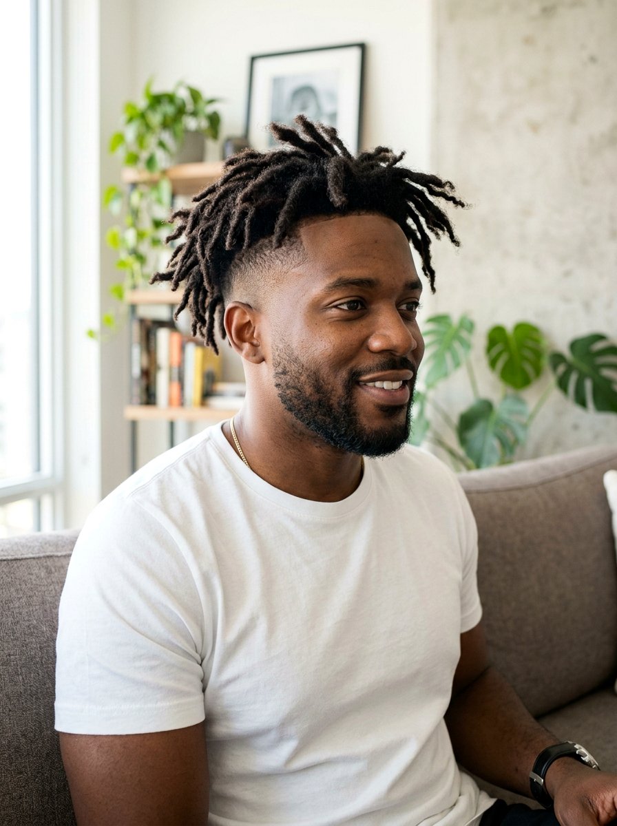 20 Trendy Semi Freeform Loc Styles Men Need to Try Right Now