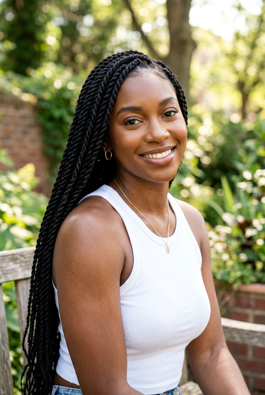 Senegalese Twists - 20 black women braid hairstyle ideas - 20 black women braid hairstyle ideas