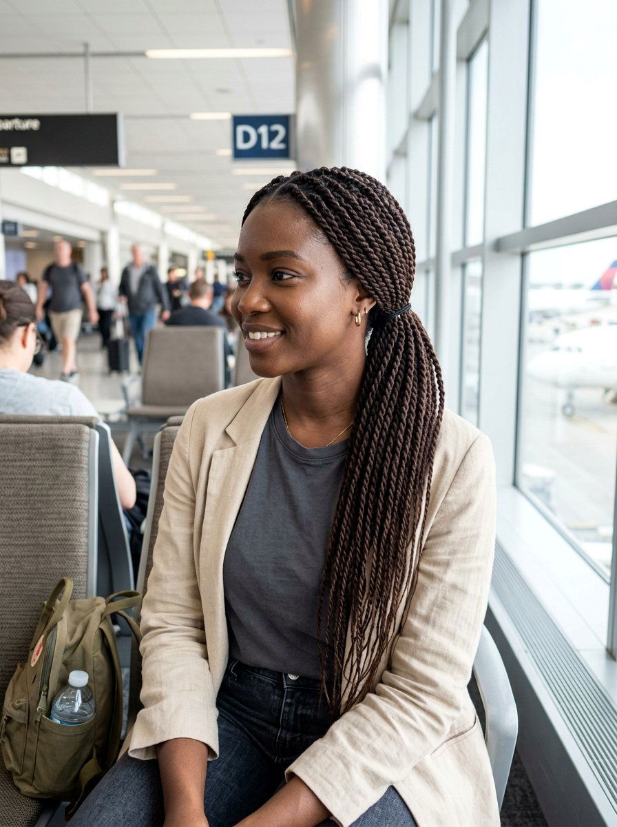 Senegalese Twists For Travel - 20 protective braid styles for vacation - 20 protective braid styles for vacation