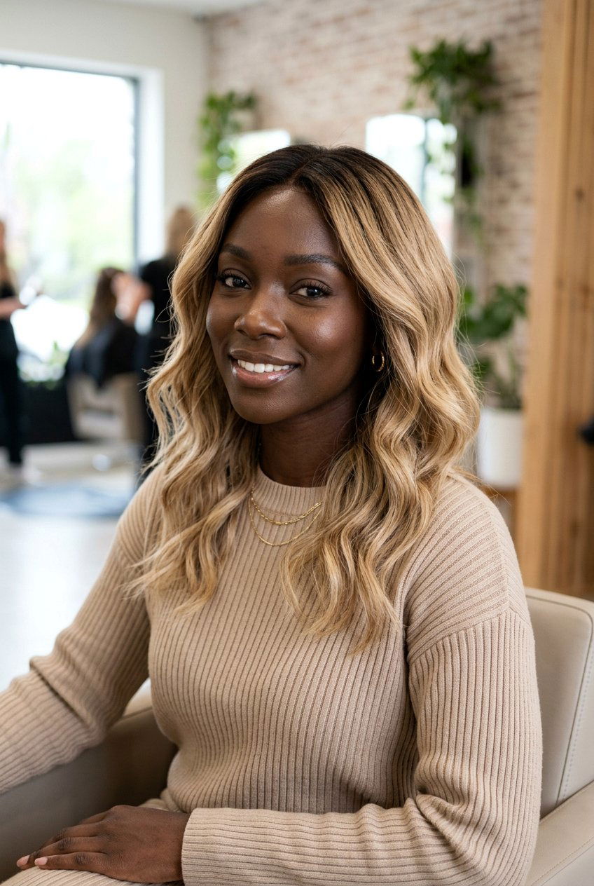 Shadow Root Blonde On Dark Skin - 20 blonde hair color for dark skin - 20 blonde hair color for dark skin