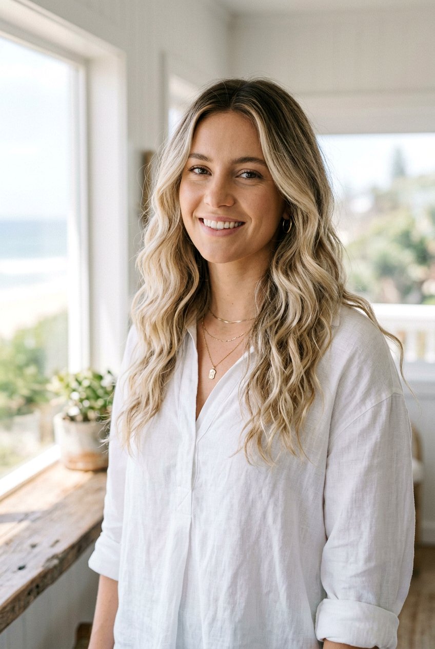 Shadow Root Blonde Wavy Hair - 20 best hair color ideas for roundup posts - 20 best hair color ideas for roundup posts