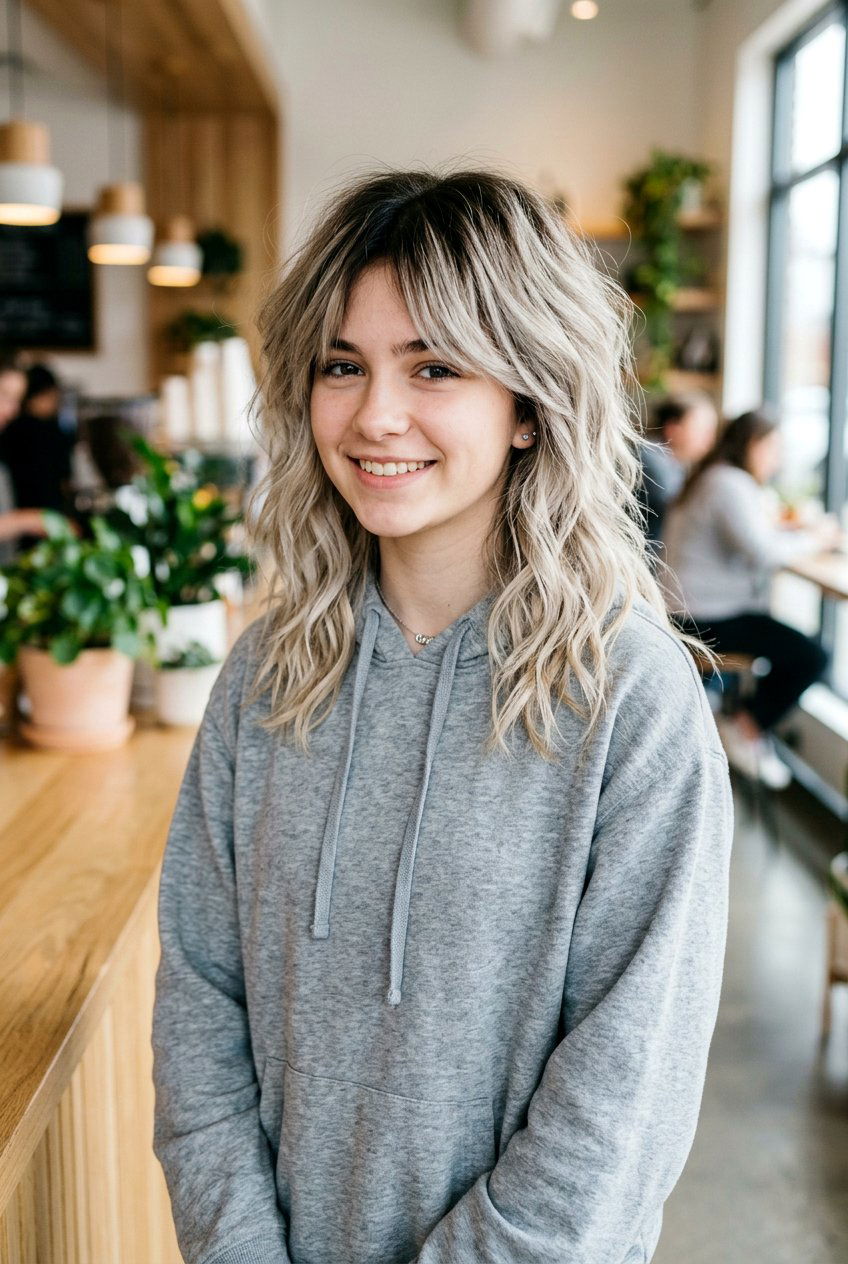 Shadow Root Shag - 20 short shag haircut for teenage girls - 20 short shag haircut for teenage girls