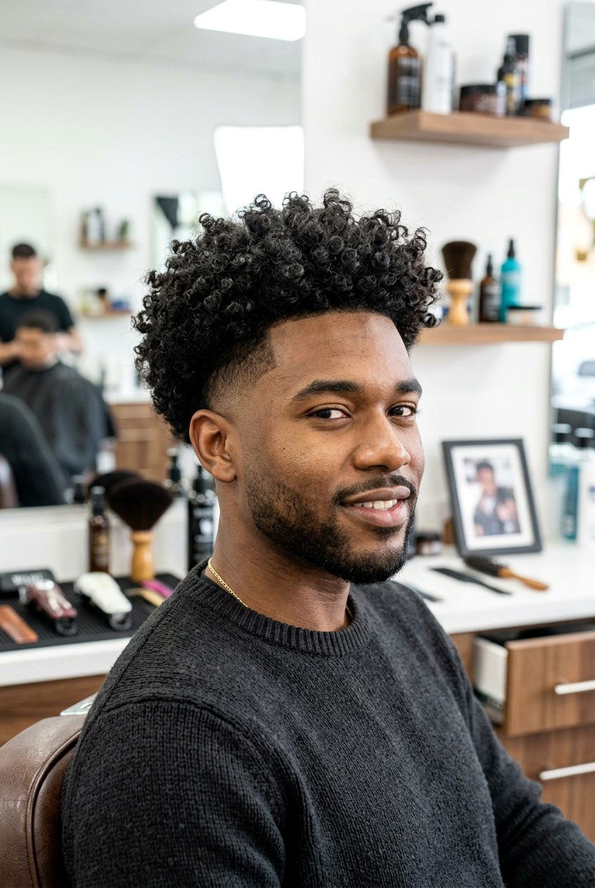 Shadow fade curly hair - 20 shadow fade haircut - 20 shadow fade haircut