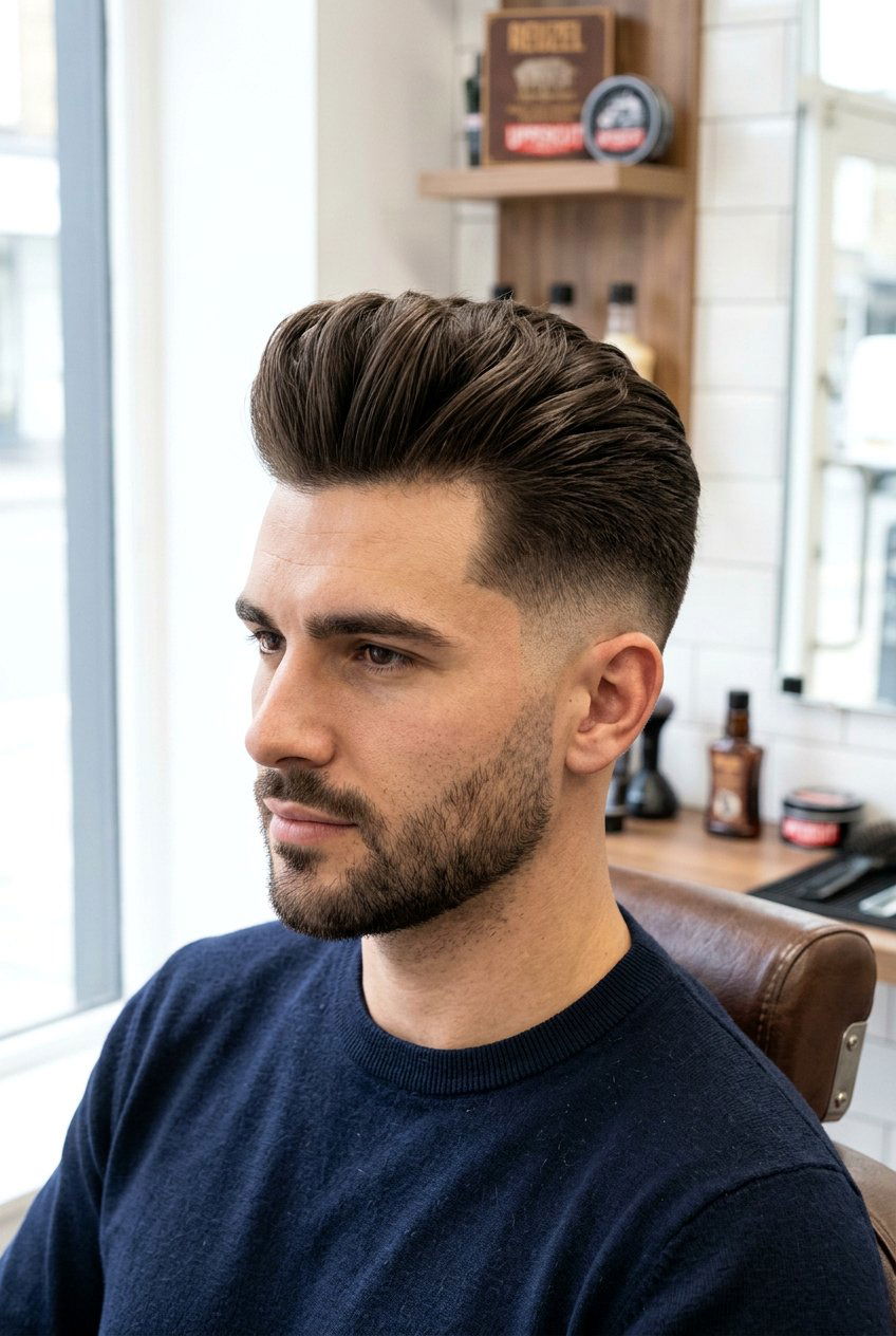 Shadow fade pompadour - 20 shadow fade haircut - 20 shadow fade haircut
