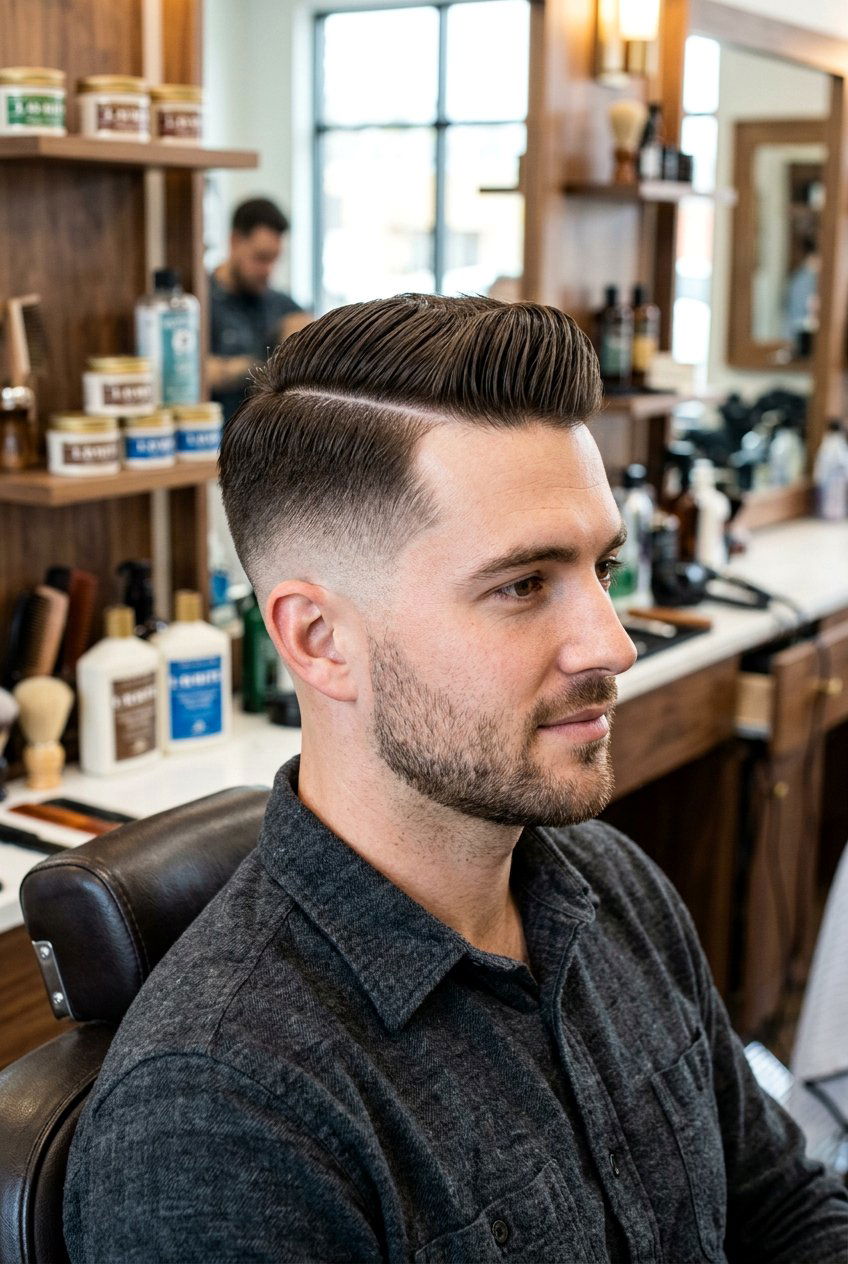 Shadow fade side part - 20 shadow fade haircut - 20 shadow fade haircut