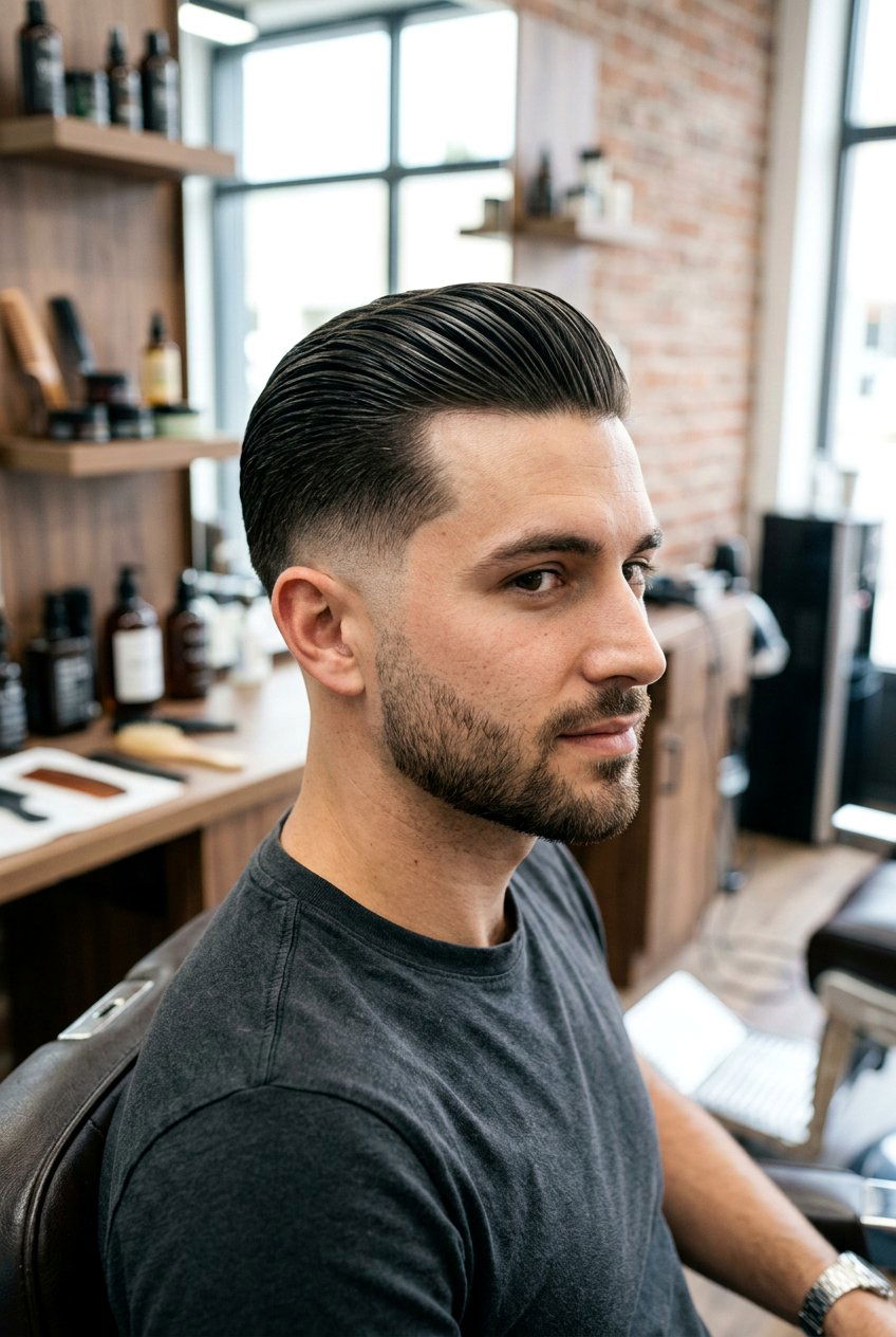 Shadow fade slick back - 20 shadow fade haircut - 20 shadow fade haircut