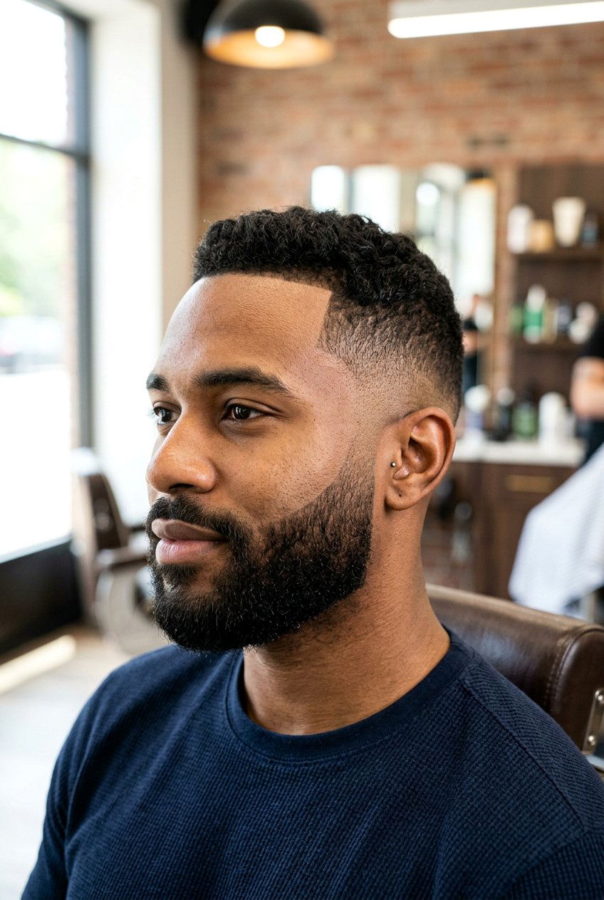 Shadow fade with beard - 20 shadow fade haircut - 20 shadow fade haircut