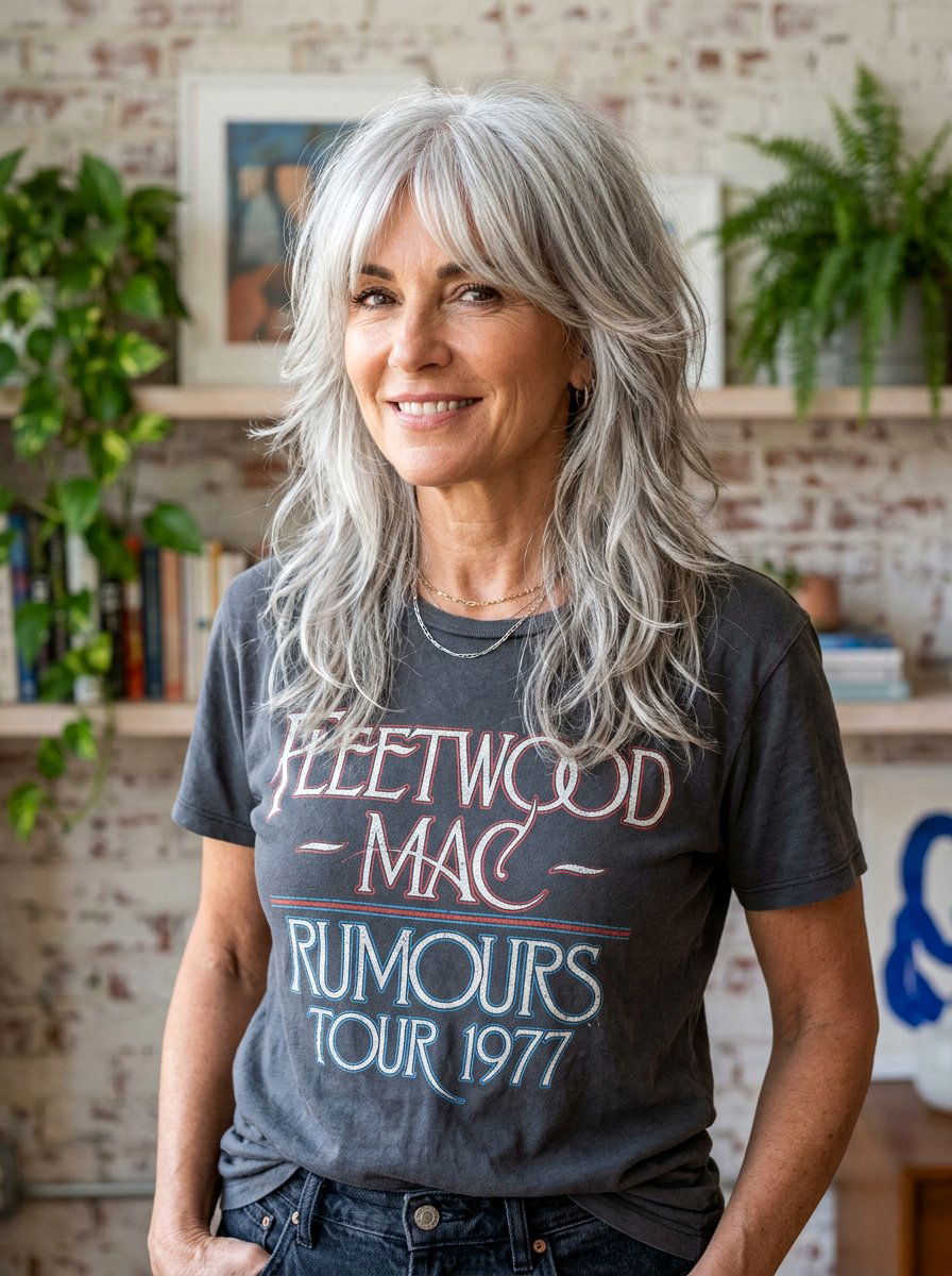 Shag Haircut For Silver Hair - 20 elegant haircut for naturally gray hair - 20 elegant haircut for naturally gray hair