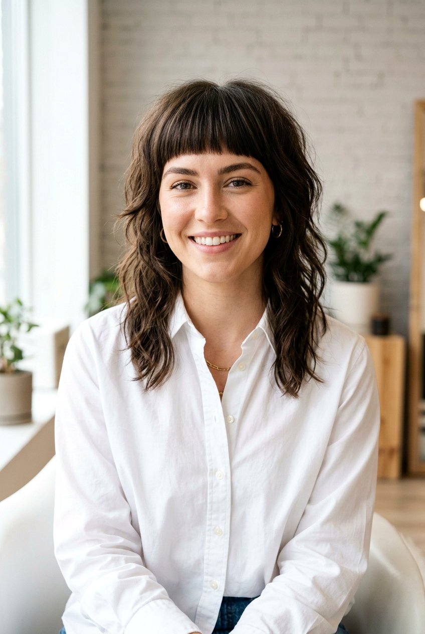 Shag Haircut With Bangs - 20 modern shag haircut with texture - 20 modern shag haircut with texture