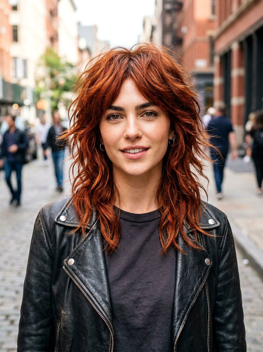 Shag Haircut With Copper Color - 20 layered haircut hair color ideas - 20 layered haircut hair color ideas