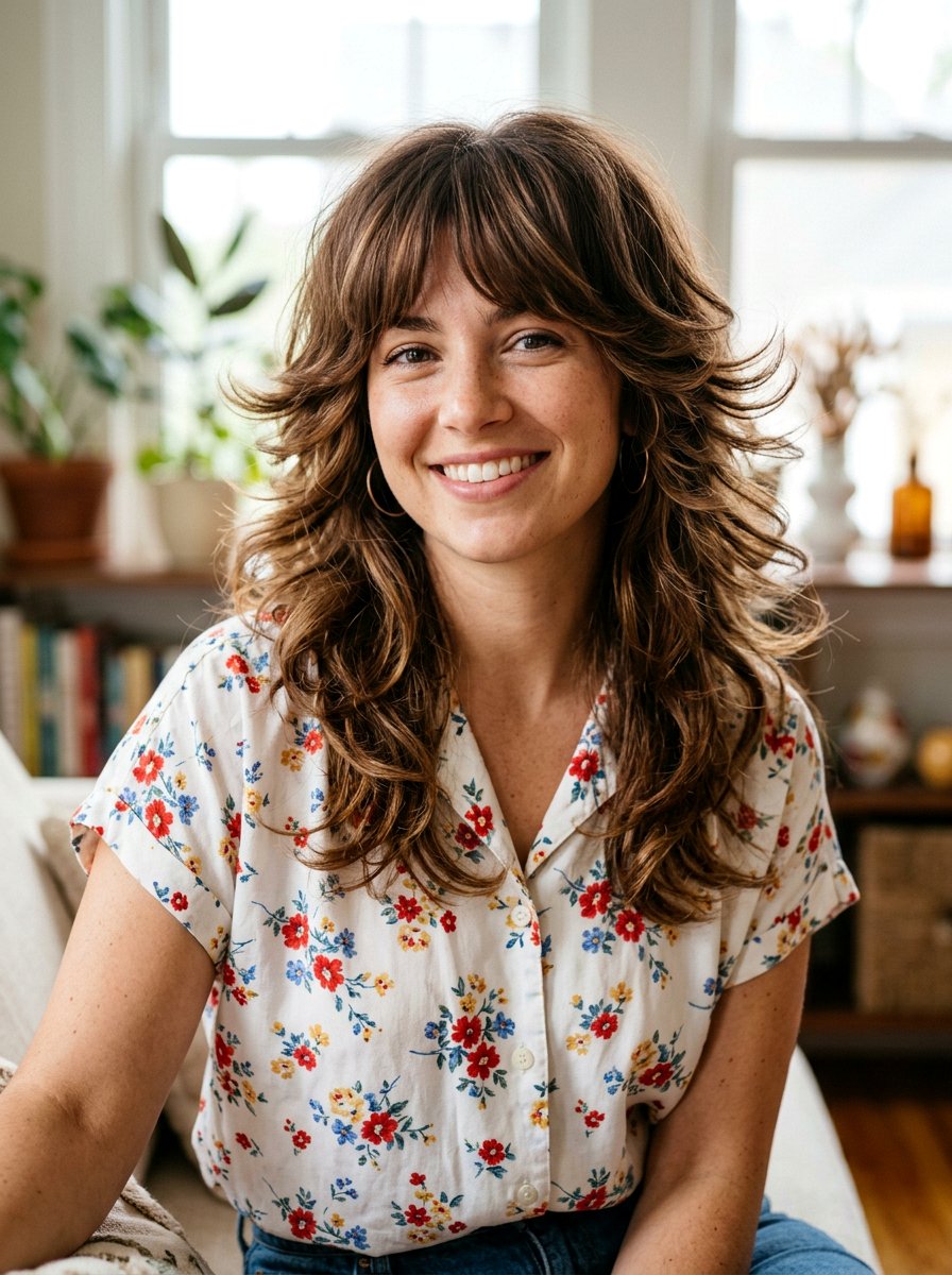 Shag Haircut With Feathered Ends - 20 elegant shag haircut for older women - 20 elegant shag haircut for older women